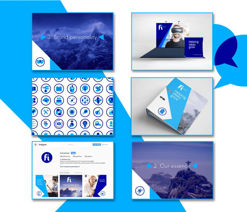 FI group rebrand image brand guidelines