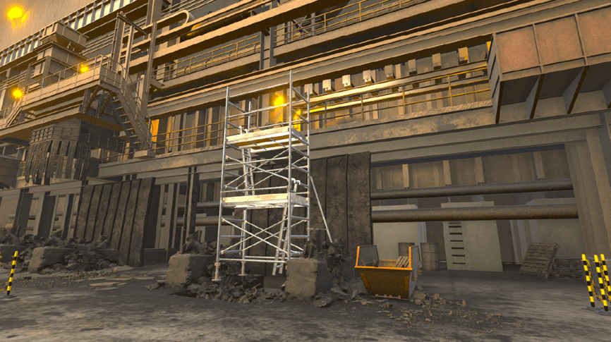 Virtual model of real-life refinery environment from our work with Anglo American
